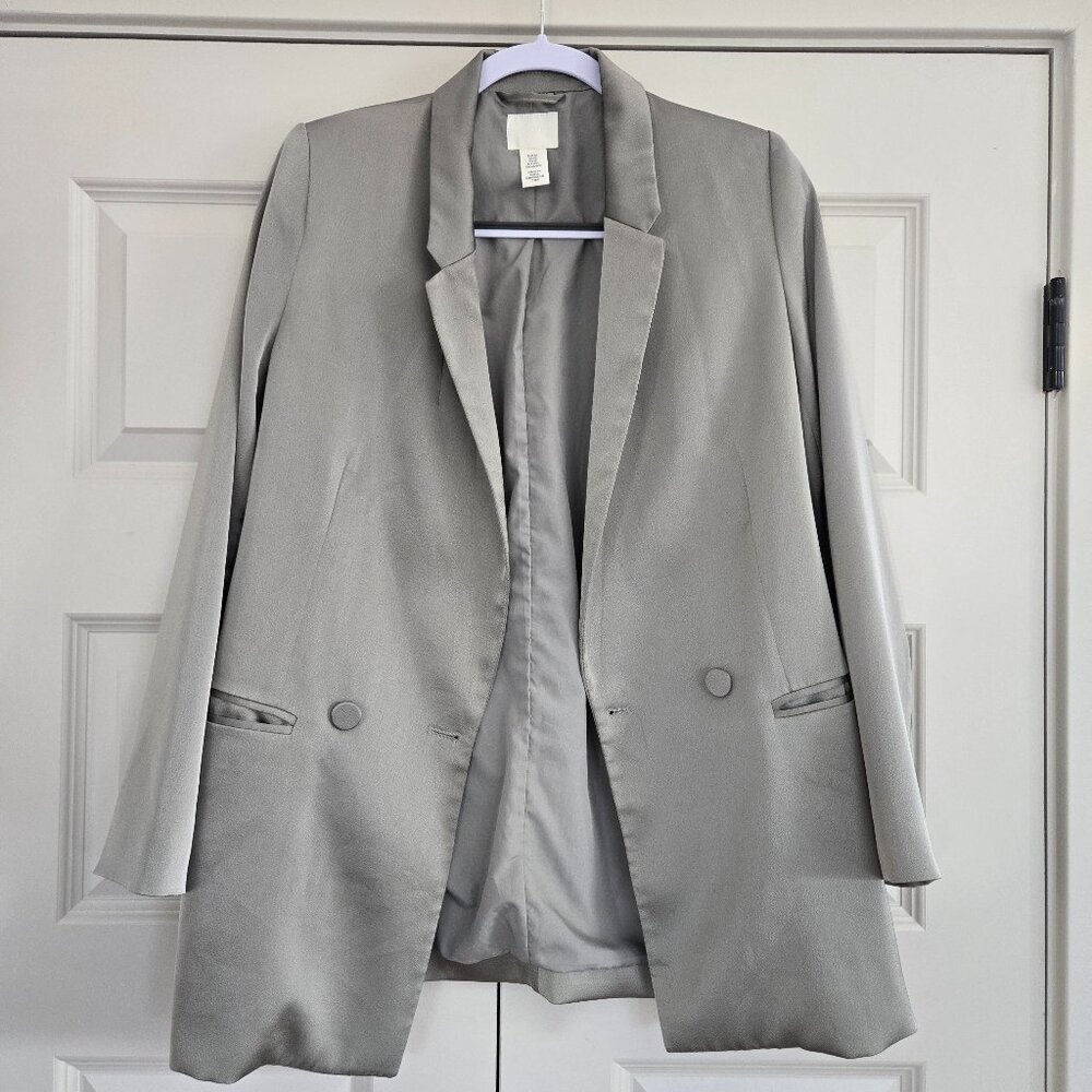 Silk green bllazer